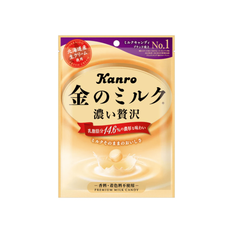 KANRO Golden Milk Candy Rich Milk Flavor 1 개