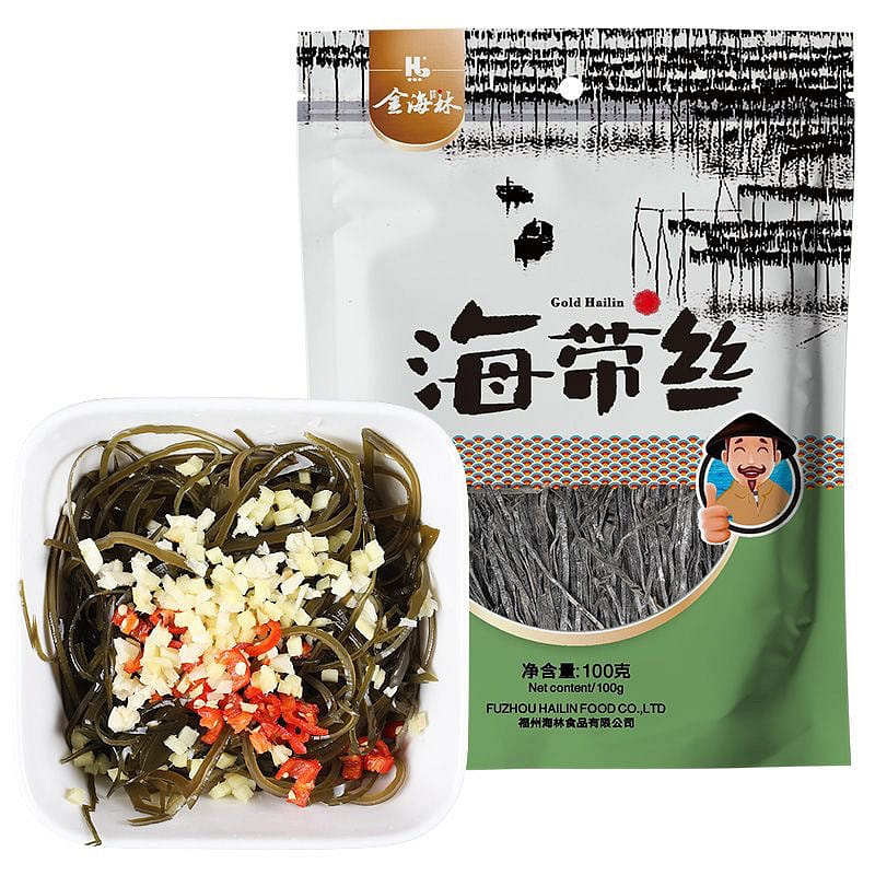 Jinhailin Xiapu Dried Kelp 100g 100 กรัม