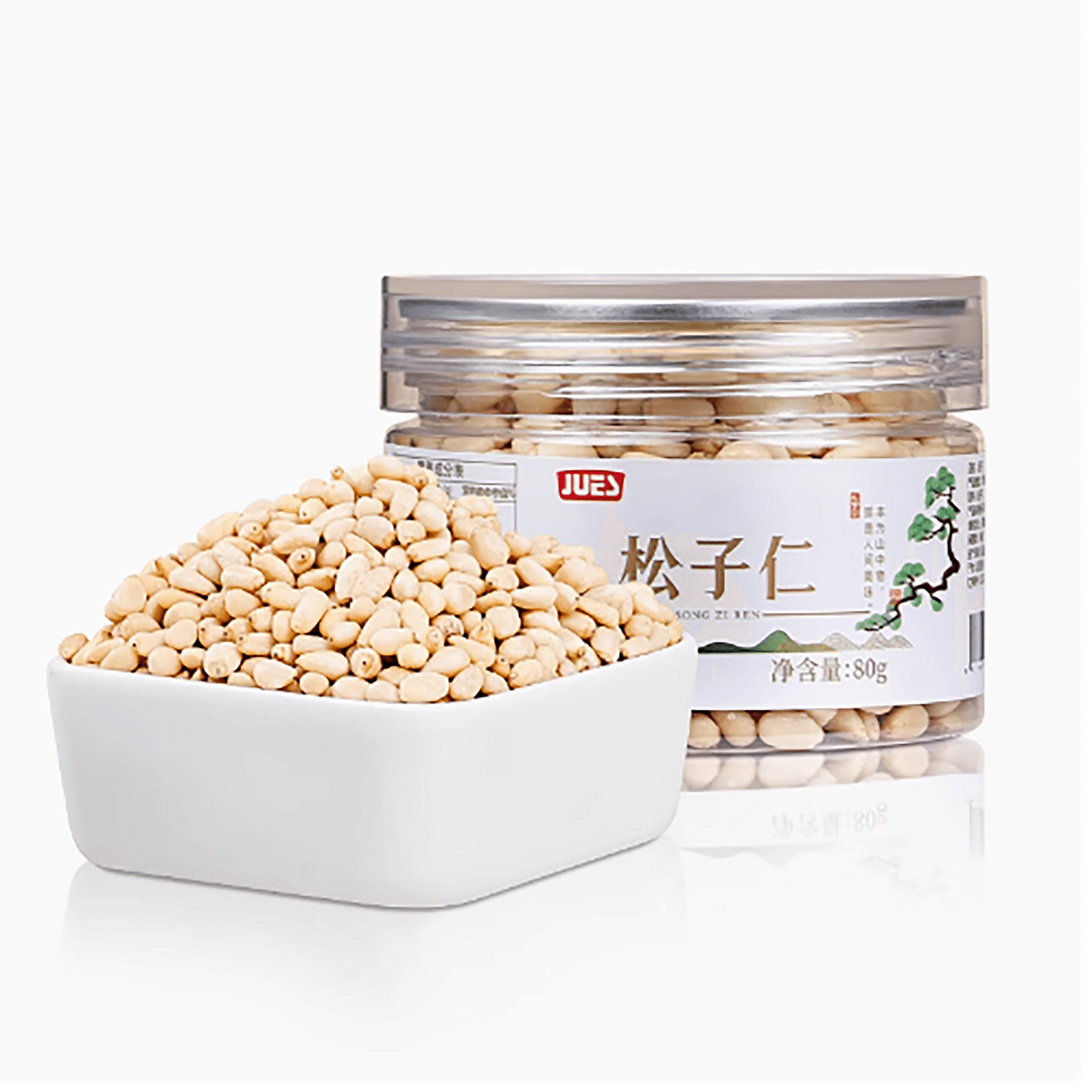 Extra large Northeast pine nuts 80 그램