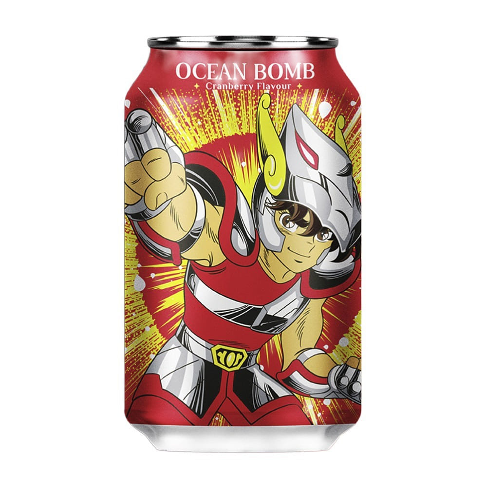 Ocean Bomb Saint Seiya Sparkling Water Cranberry 330 밀리리터