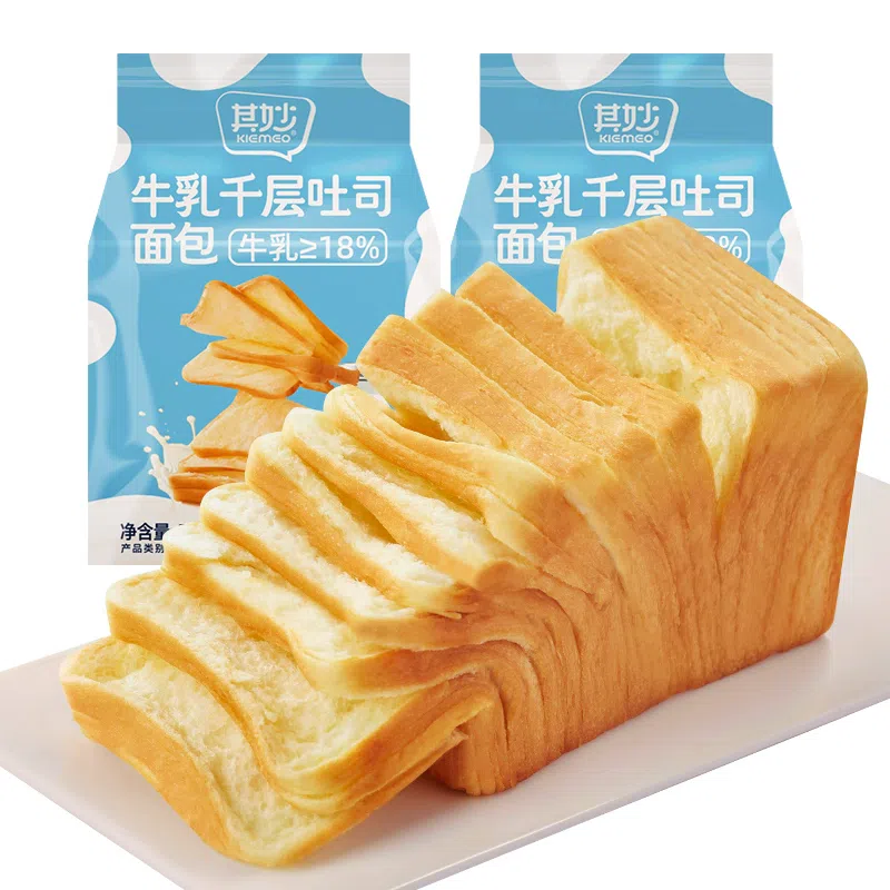 Milk Mille-Feuille Toast Bread 75g*4 pieces 300 g