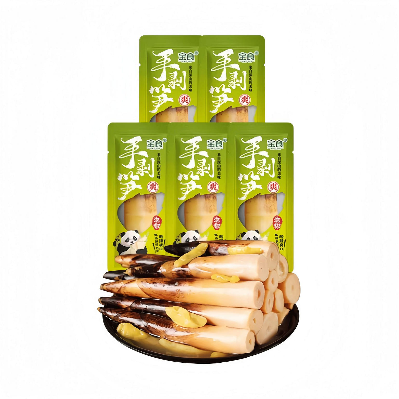 Hand-Peeled Bamboo Shoots (Pickled Chili Flavor) * 200 g
