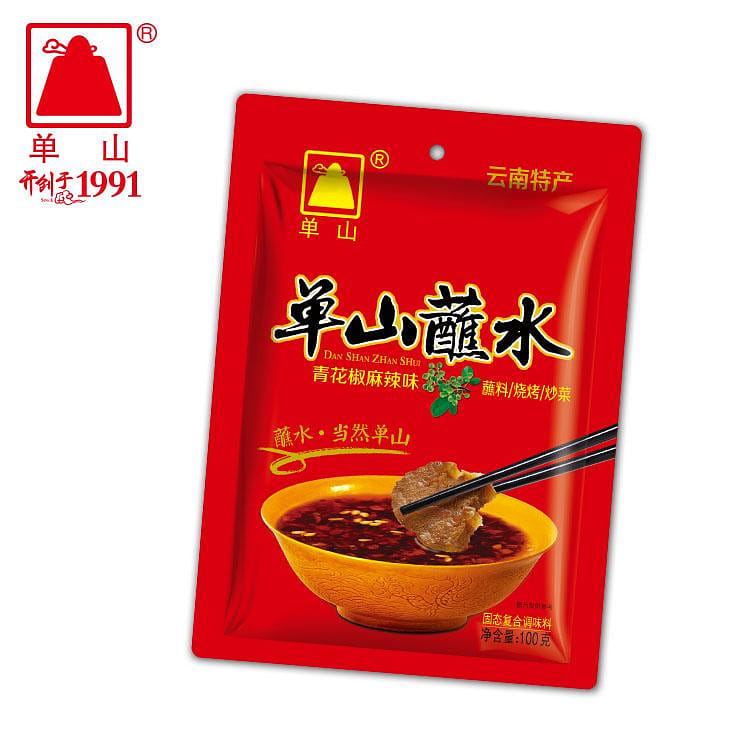 YUNNAN ZHANSHUI Chili Mix Green Sichuan Pepper Flavor 100 그램