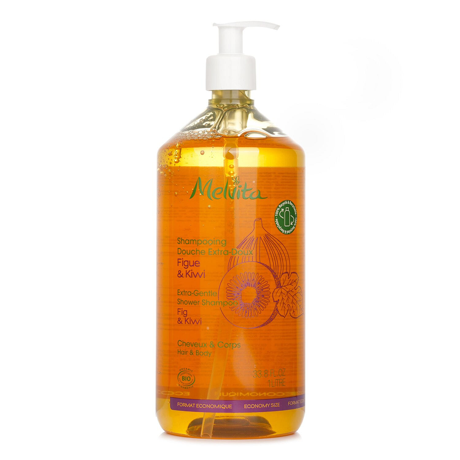Melvita Gentle shampoo and shower gel 1000ml/33.8oz 1000 ml
