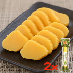 Natural Yellow Takuan Pickle Kimura Tsukemono x2 1 each