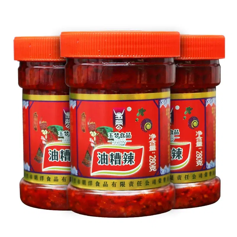Yumeng Spicy Fresh Chili Sauce with Oil Residue 28 280 g