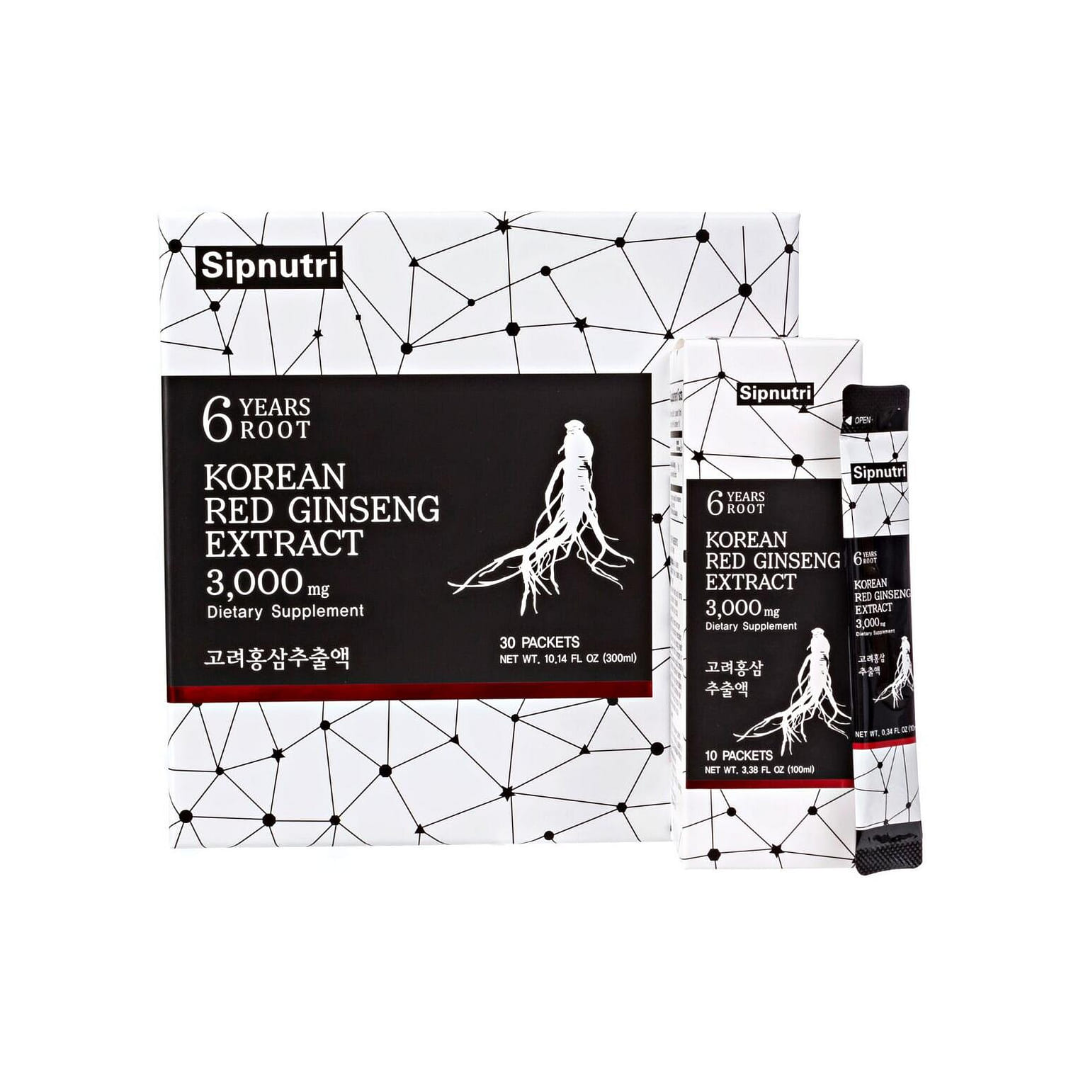 Sipnutr Korean Panax Ginseng Drink 3000mg 30 ส่วน