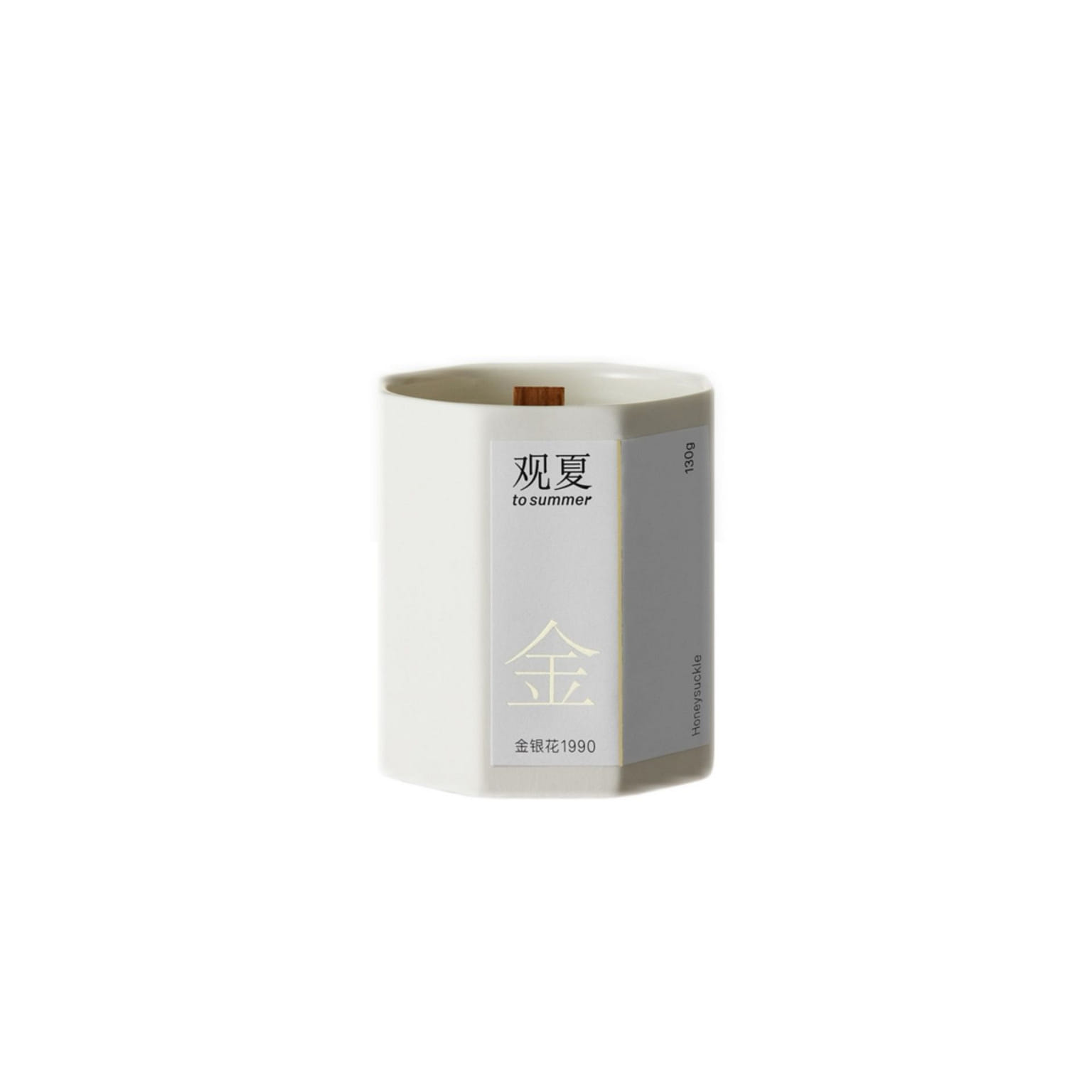 ToSummer  Wooden Wick Scented Candle  Honeysuckle 130 g