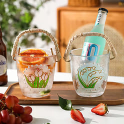 花卉水果篮冰啤酒桶 适合家庭户外 B1 1 份