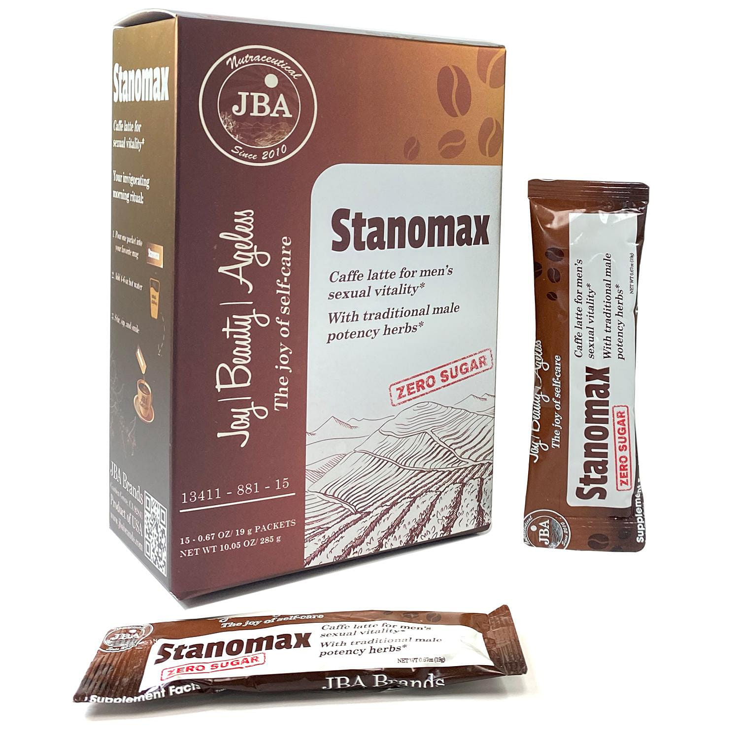 JBA Stanomax Caffe Latte Zero Sugar for Men 15 개