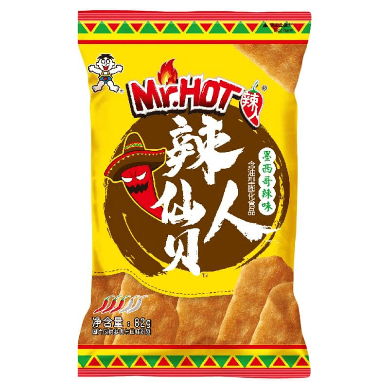 WW Mr Hot salty spicy crackers snack Mexico flavor 82 g