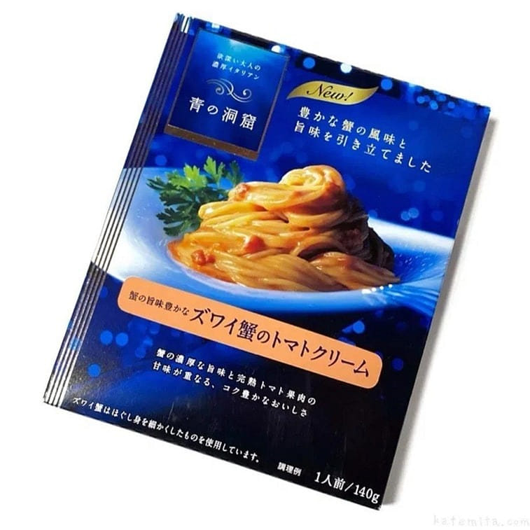 JAPAN AONODOUKUTU Snow crab and Tomato Cream Spaghetti sauce 130g 1 개입