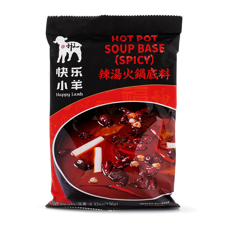 Get Happy Lamb Hot Pot Base in Spicy Soup Delivered | Weee! Asian