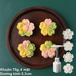 ROSE MOON CAKE MOLD - 50GR 50 g