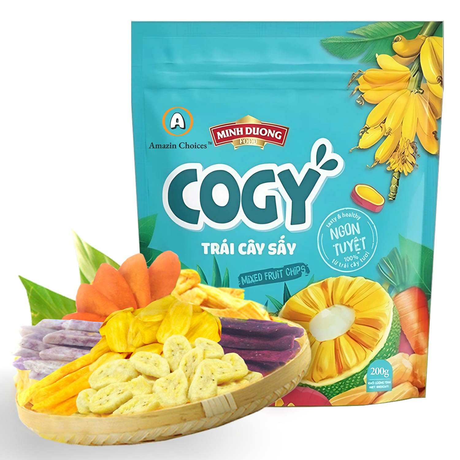 Mixed fruit chips 200gr 0.44 lb