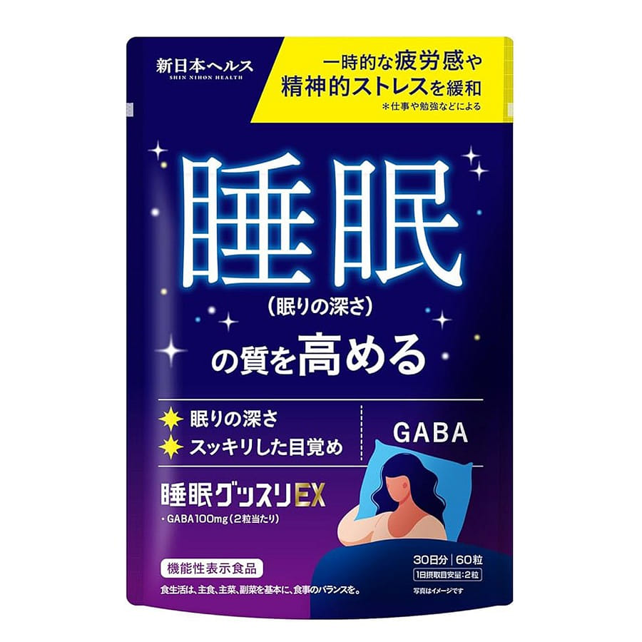 Nippon Shinyaku GABA 100mg Deep Sleep Tablets 1 개