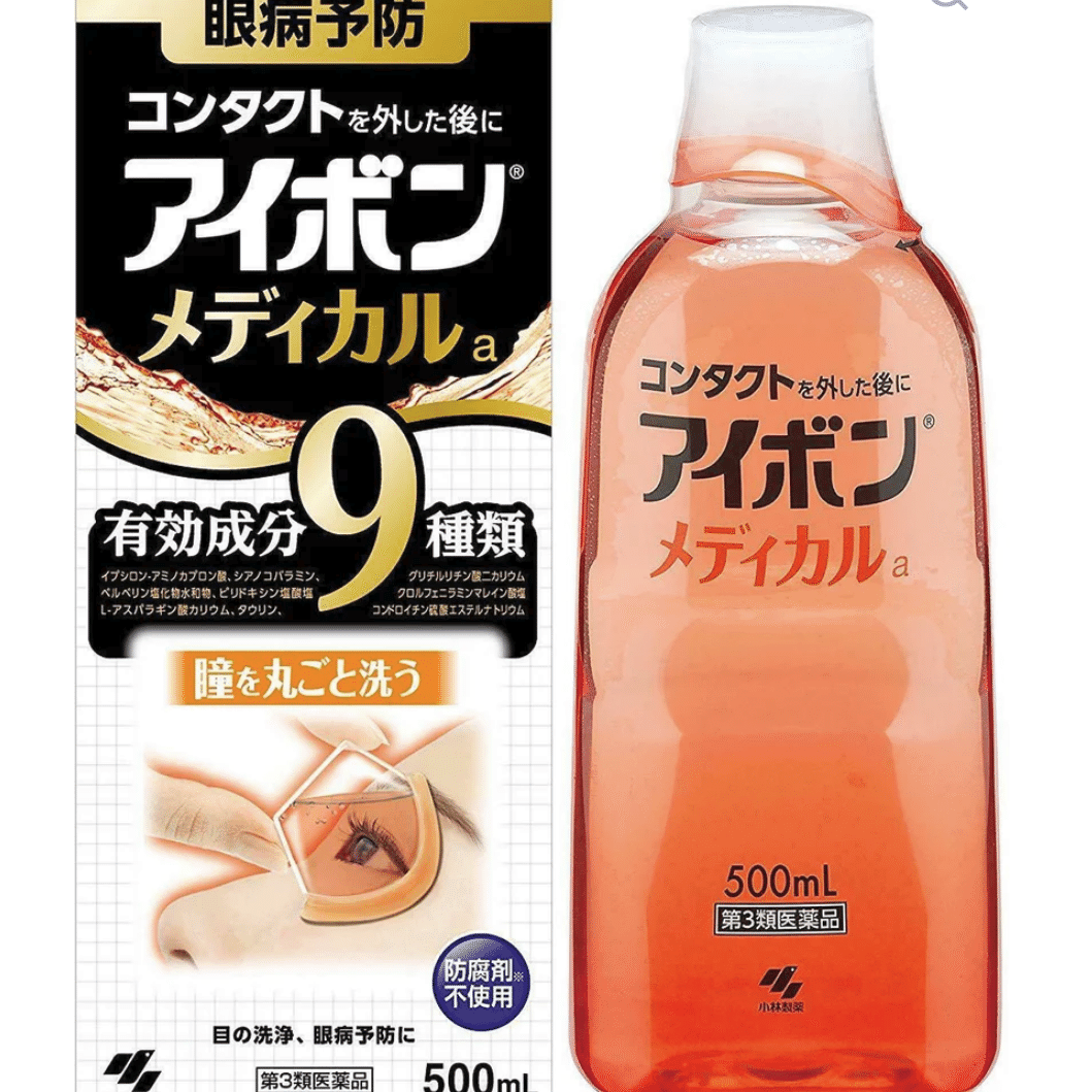 KOBAYASHI Corneal Protection Eye Wash #Black 500 그램