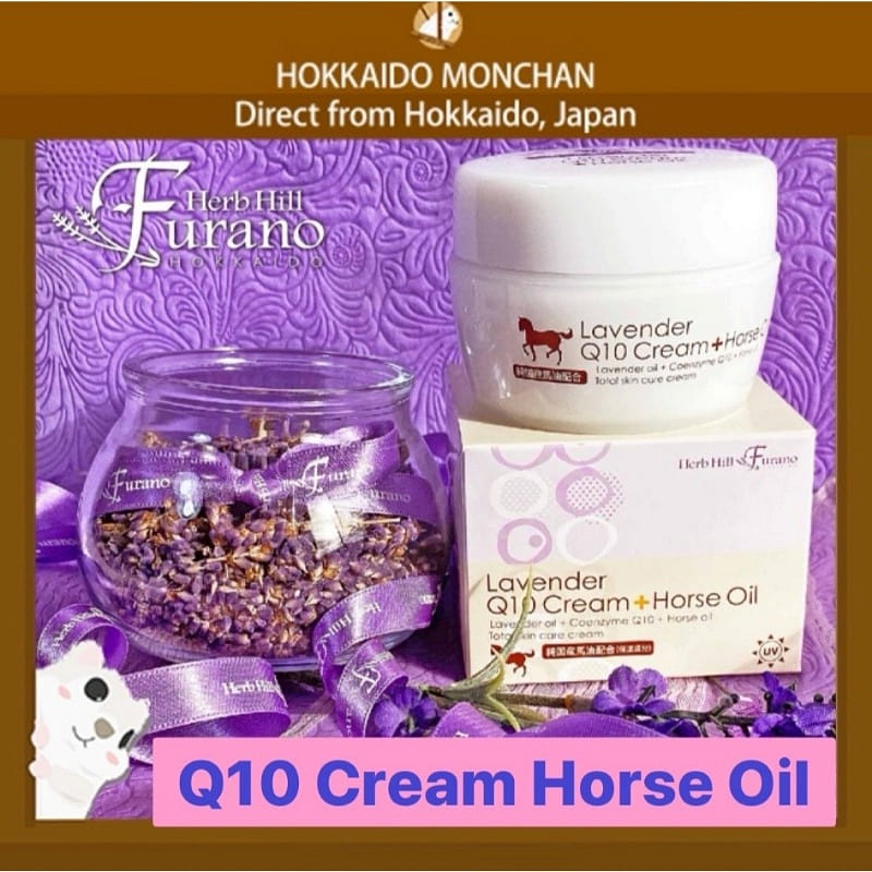 Hokkaido Furano Lavender Q10 Cream Horse Oil 120g 1 each
