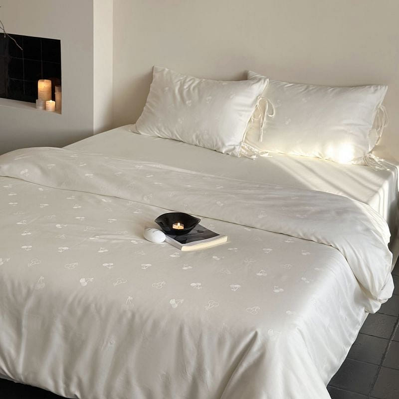 Belle Vie Bedding Set Twin Size Pearl 2000 g