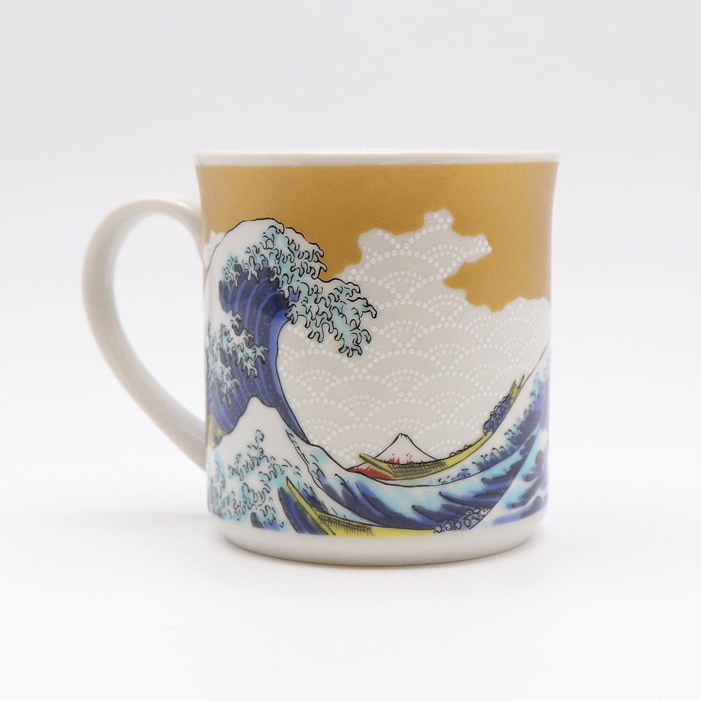 Kutani Ware Handmade Mug Cup (Wave, 3.07" x 3.22") Made in Japan 1 개
