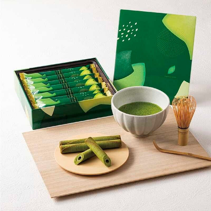 YokuMoku Matcha EggRoll Limited Gift Box 14 pieces 1 케이스