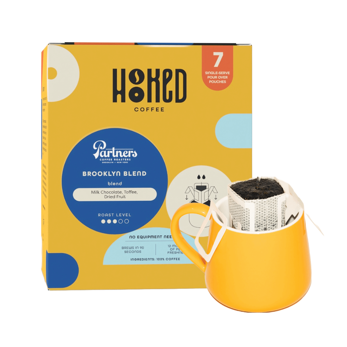 Partners Coffee Drip Bag Medium Roast 7 Pack 91 그램
