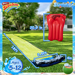 儿童滑水飞毯波浪滑行者，18英尺，带冲浪板 1.9 磅