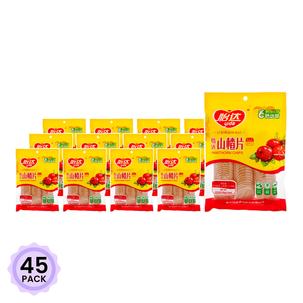 Yidai 산사열매 슬라이스 스낵 180 그램*45 팩