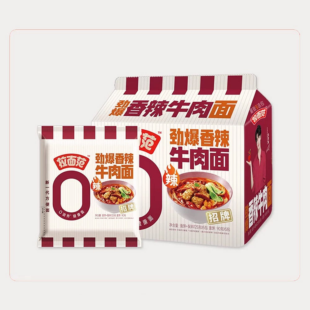今麥郎拉麪範 非油炸方便麪 香辣口味 120g*5 5 包
