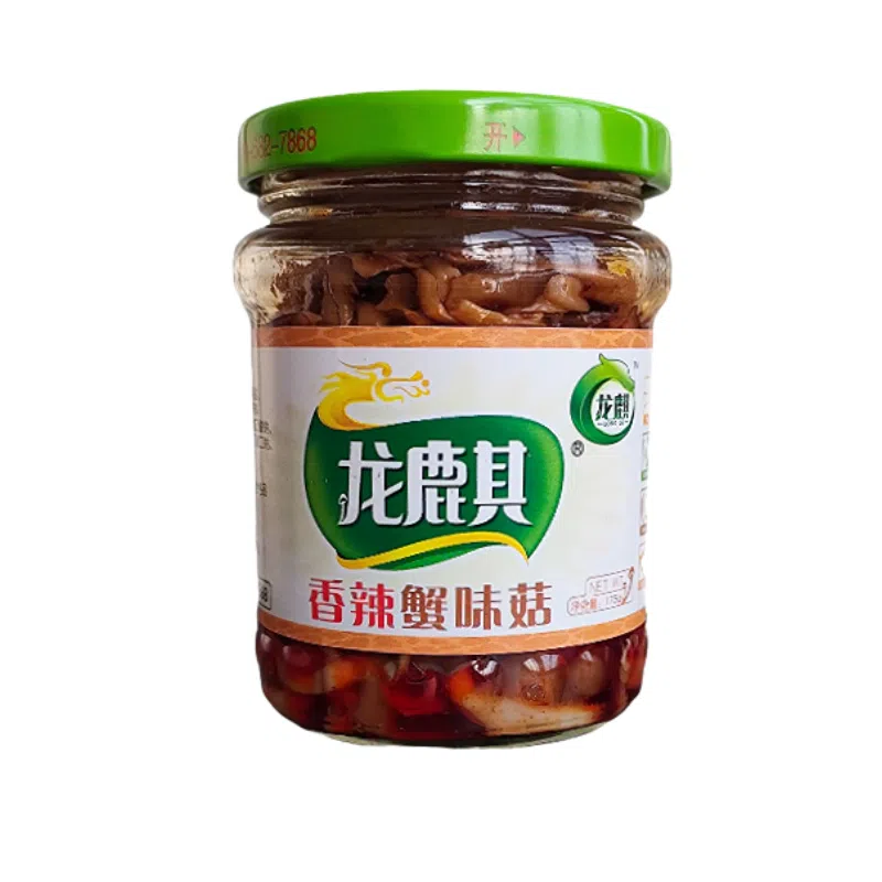 Dragon Qi Spicy Crab Mushroom 1 bottle 175g 175 กรัม