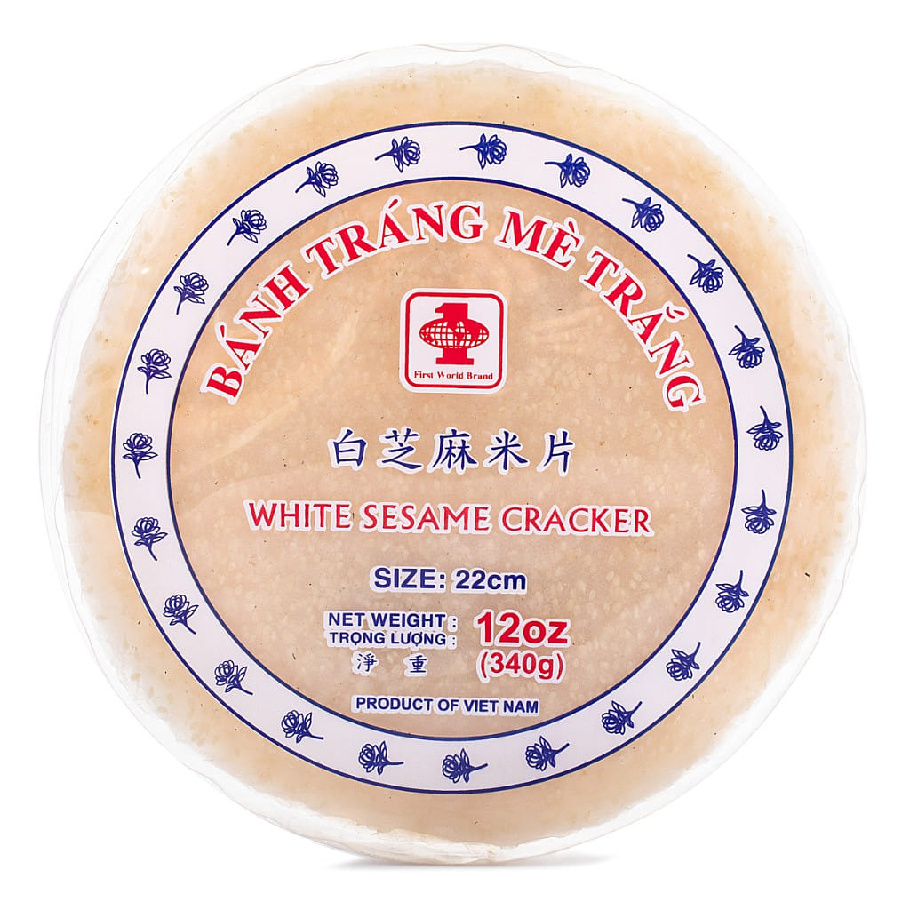 Bánh Tráng Mè Trắng 12 oz