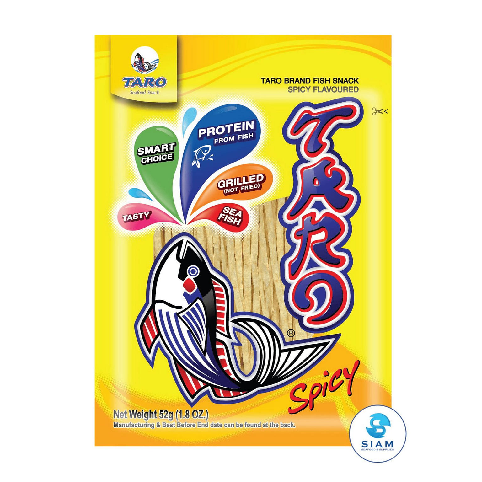 ปลาสวรรค์ ตราทาโร รสเข้มข้น 52 กรัม 1.8 oz
