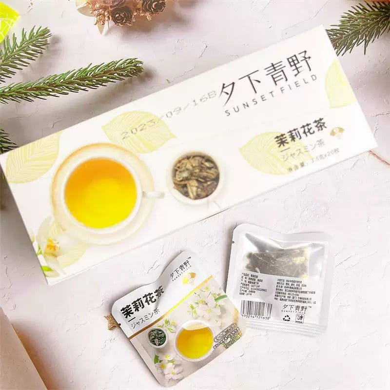 Jasmine tea 3.5g per package, 10 packages in total 1 box