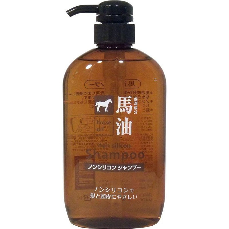 KUMANOYUSHI Horse Oil Non-Silicon Shampoo 600ml 1 개