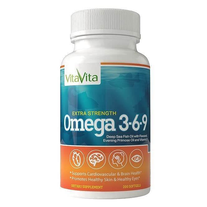 Extra Strength Omega 3-6-9 Fish Oil (200 Softgels) 1 개입