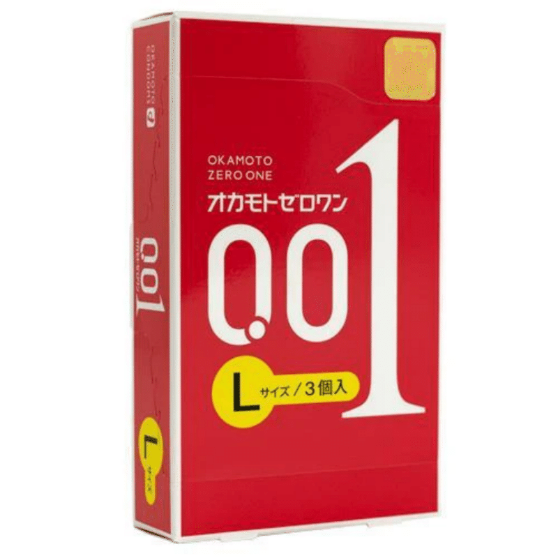 OKAMOTO 001 Ultra-Thin Condoms L 3-Pack 1 개입