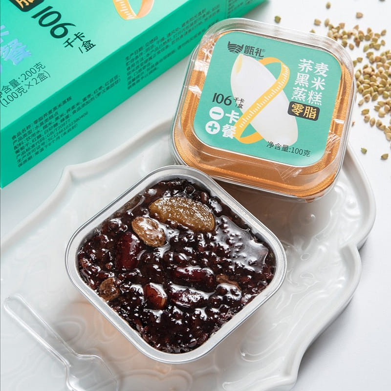 Retort cake buckwheat and black rice flavor meal r 210 그램