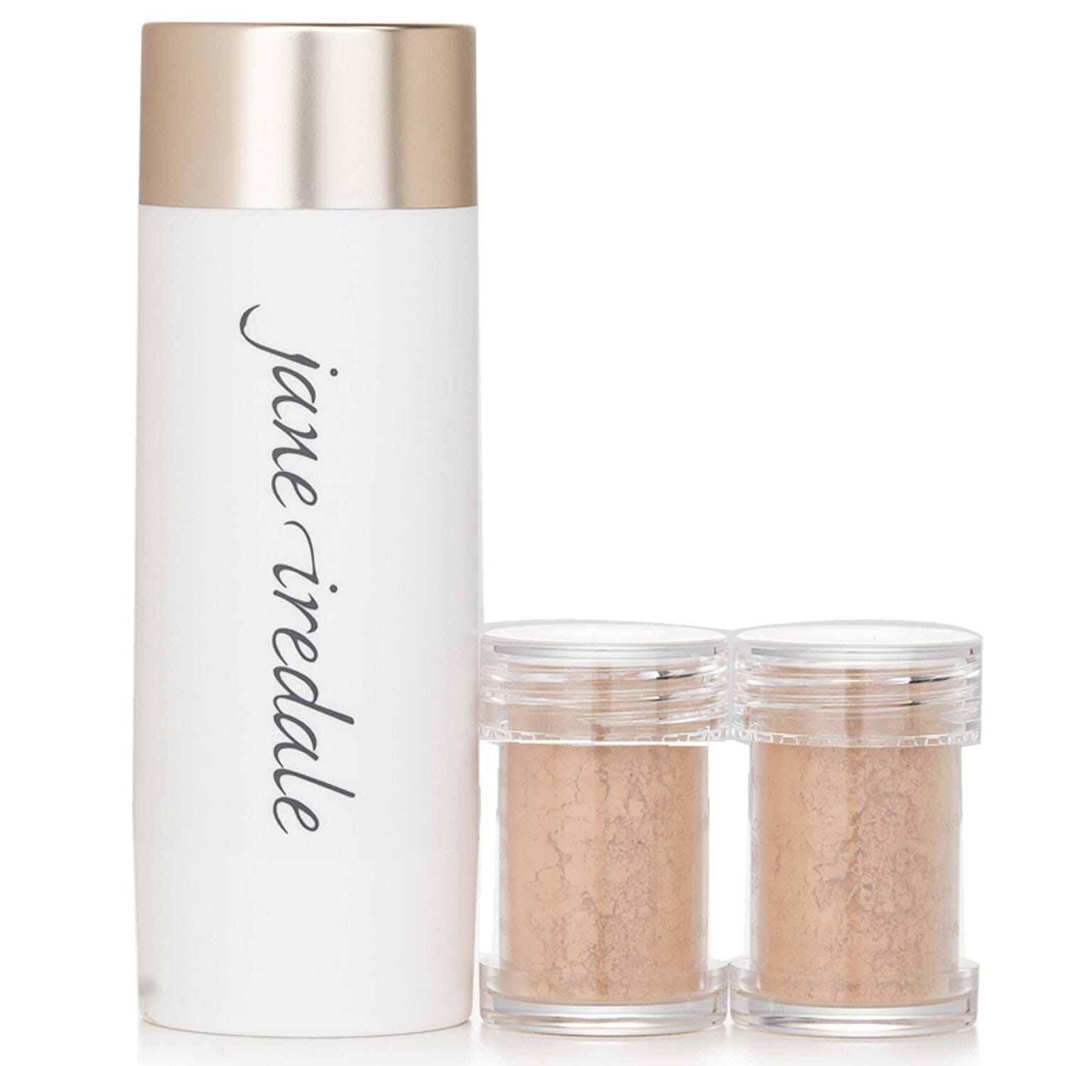 Jane Iredale Amazing Base Loose Mineral Powder SPF 20 Refillable Brush (1x Brush, 2x Refills) - Suntan 2x2.5g/0.09oz 2 그램