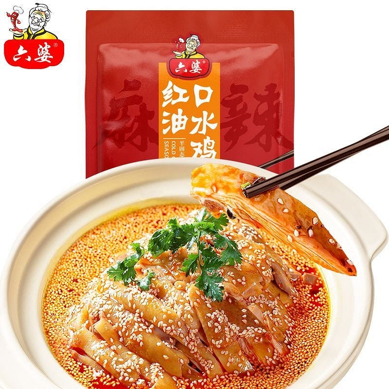 Liupo Spicy Chicken Sauce, Sichuan Cold Dishes, 70 g