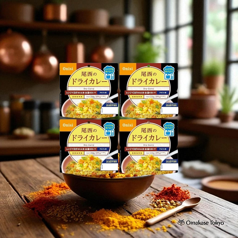 Bisai Foods Alpha 米飯乾咖喱4包 390 克