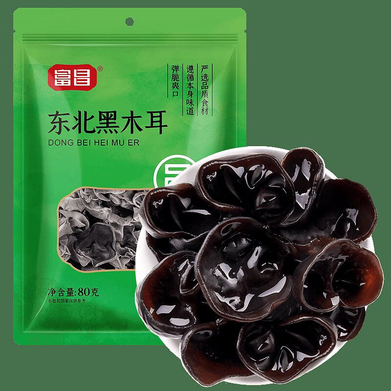 fuchang wild black fungus80g*1bag 90 g