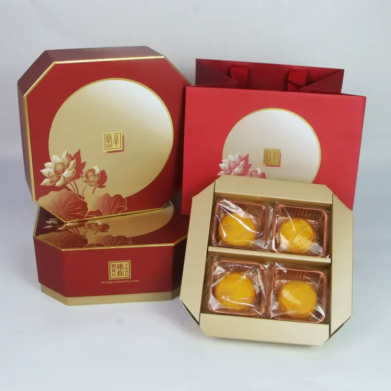 Hong Kong Peninsula Hotel Mini Milk Yellow Mid Autumn Mooncake Gift Box 280 그램