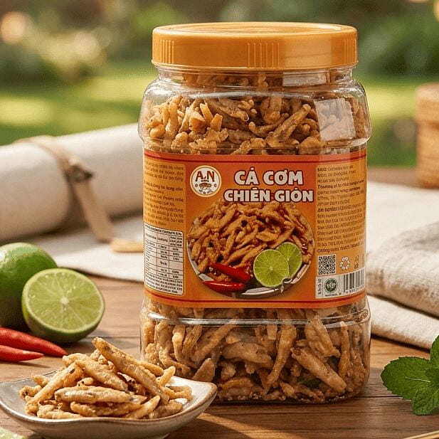 Crispy Fried Anchovies Seafood Snack 500 g