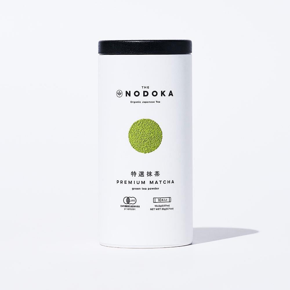 NODOKA Organic Premium Matcha Powder Sticks (0.07oz x 10 sticks) Made in Japan 1 개입
