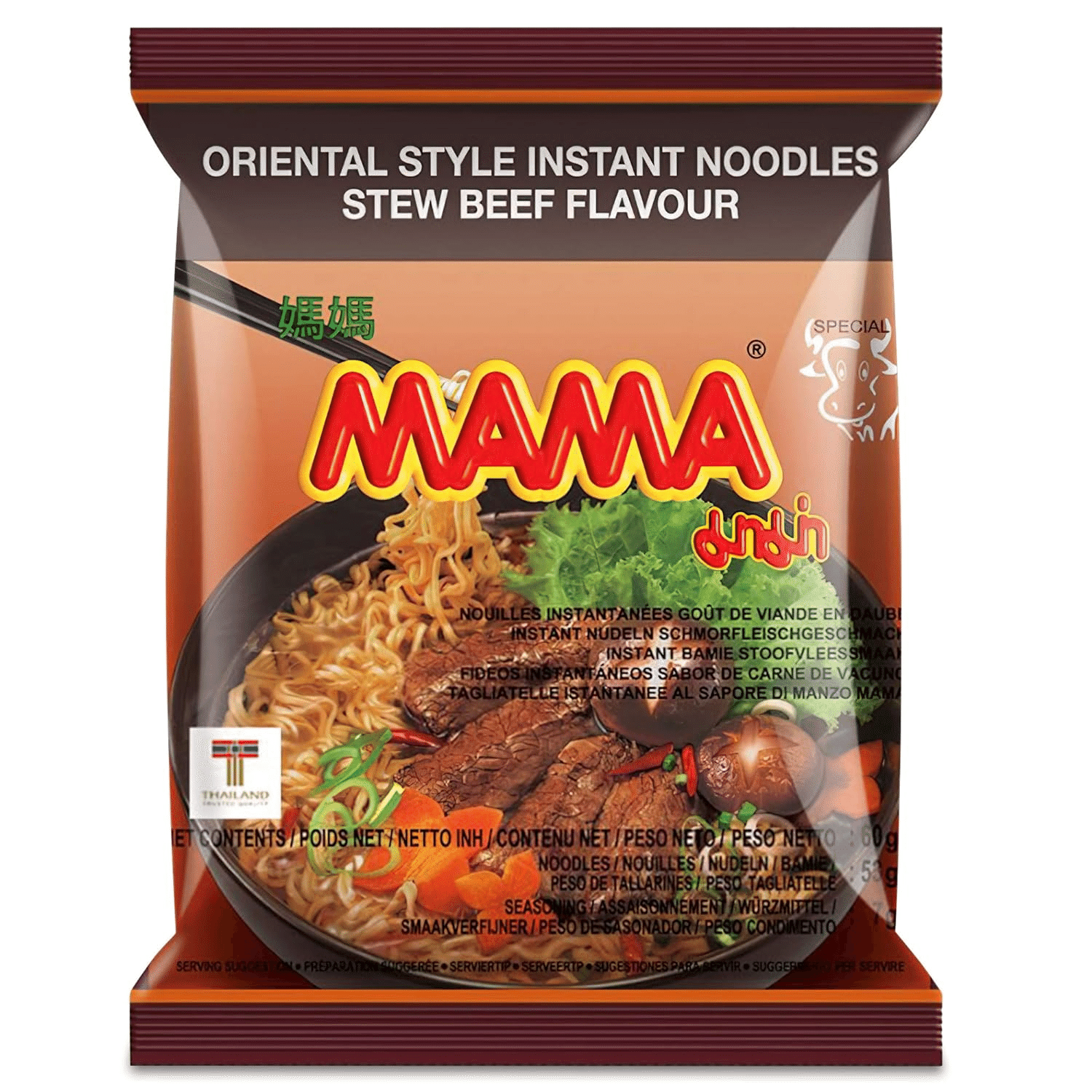 [MAMA] Spicy Beef Stew Instant Noodles - 1 count 1 個