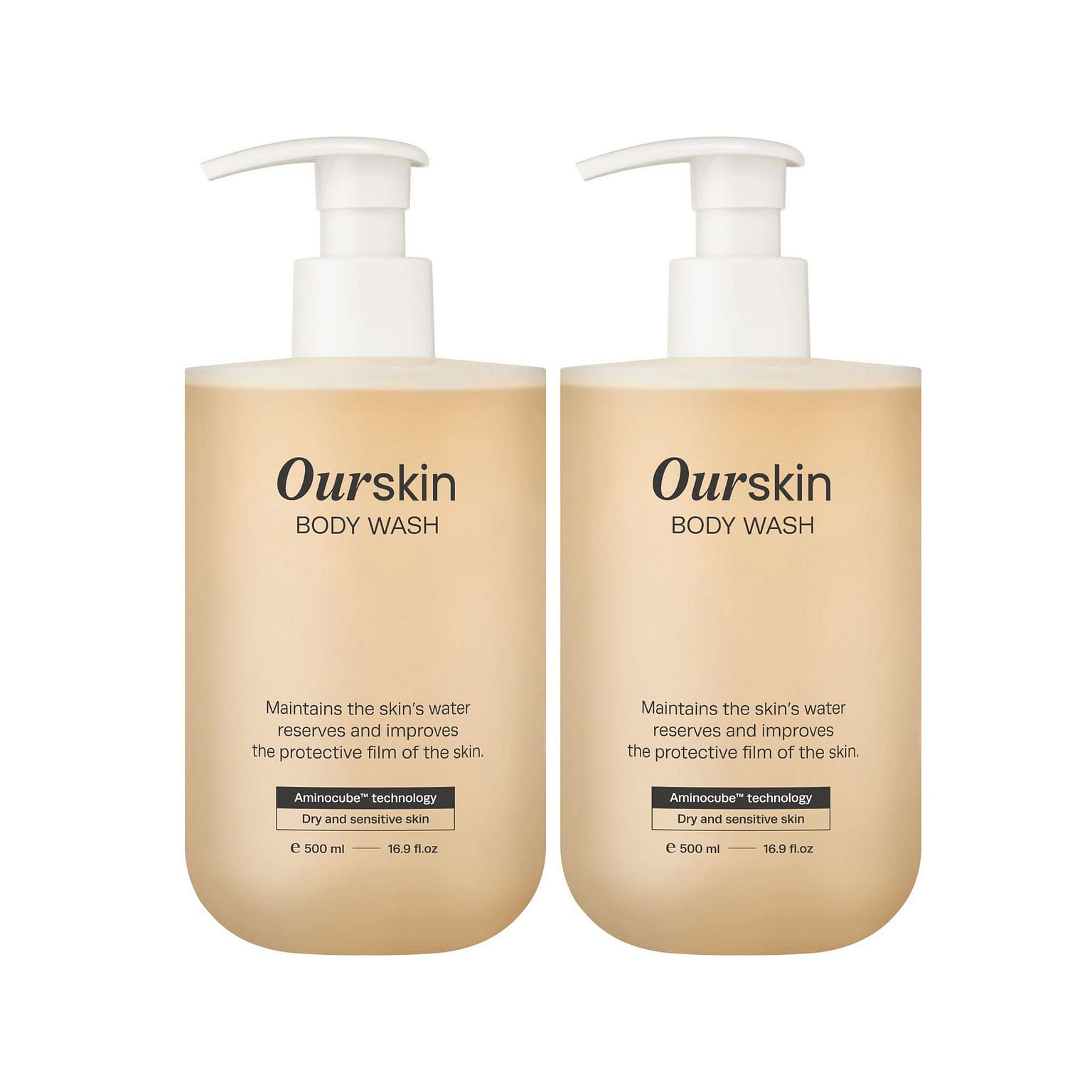 몽디에스 아워스킨 바디워시 - 500ml - 2개 세트 2 count