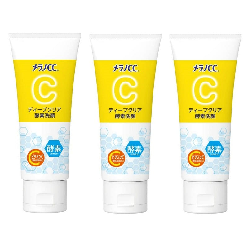 Rohto Melano CC Deep Clear Enzyme Face Wash 130g*3 1 개