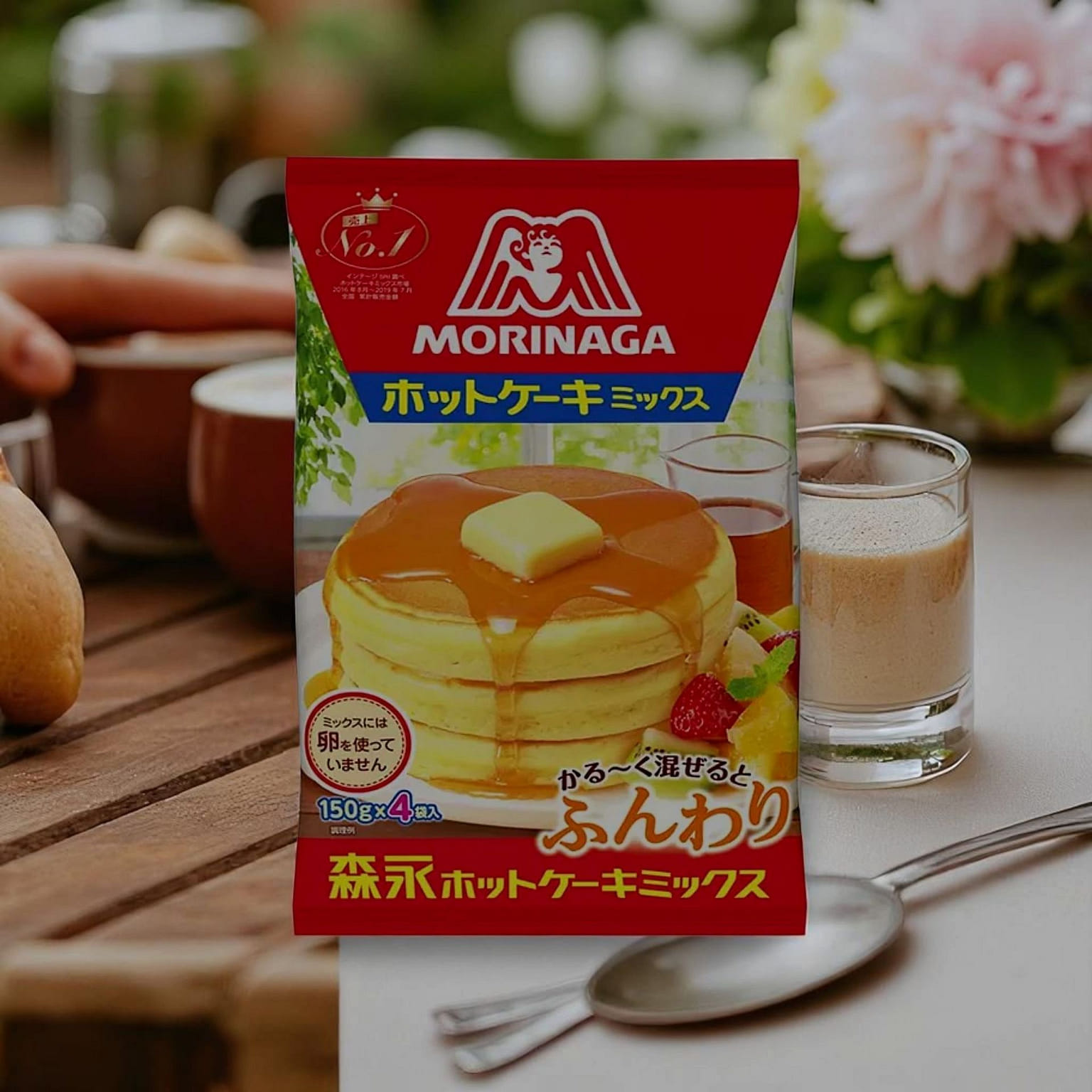 Morinaga Japanese Fluffy Hot Cake Pancake Mix 600 그램