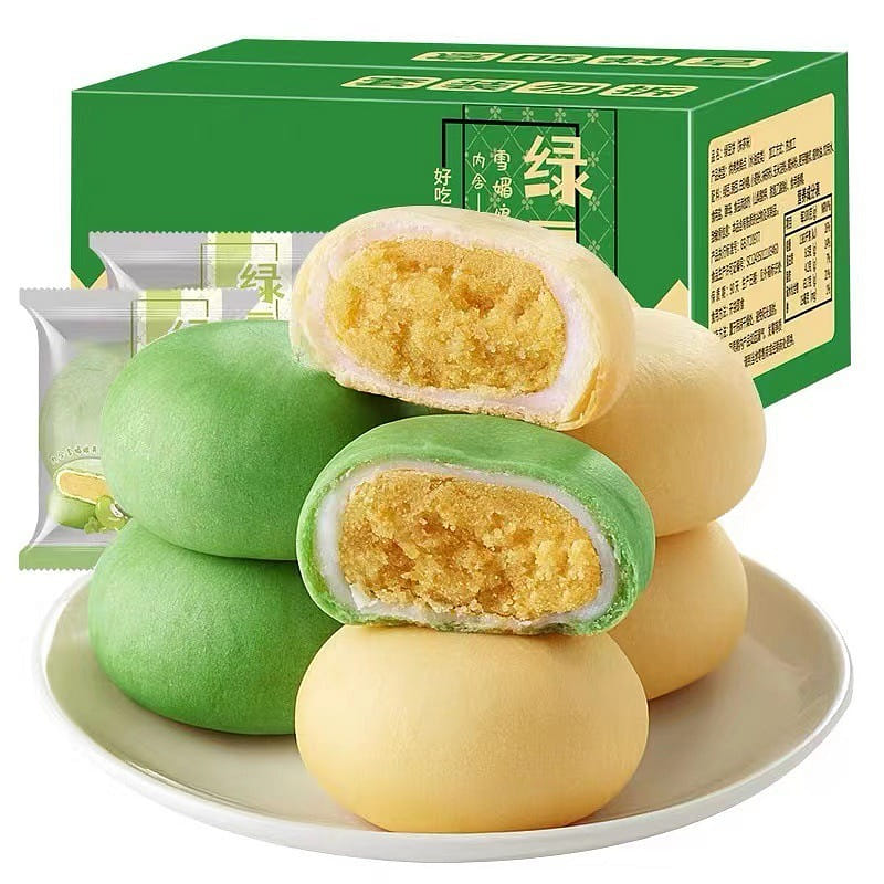 Snow Meiniang Matcha Mung bean cake meal replacement pack 500g/ box 500 그램