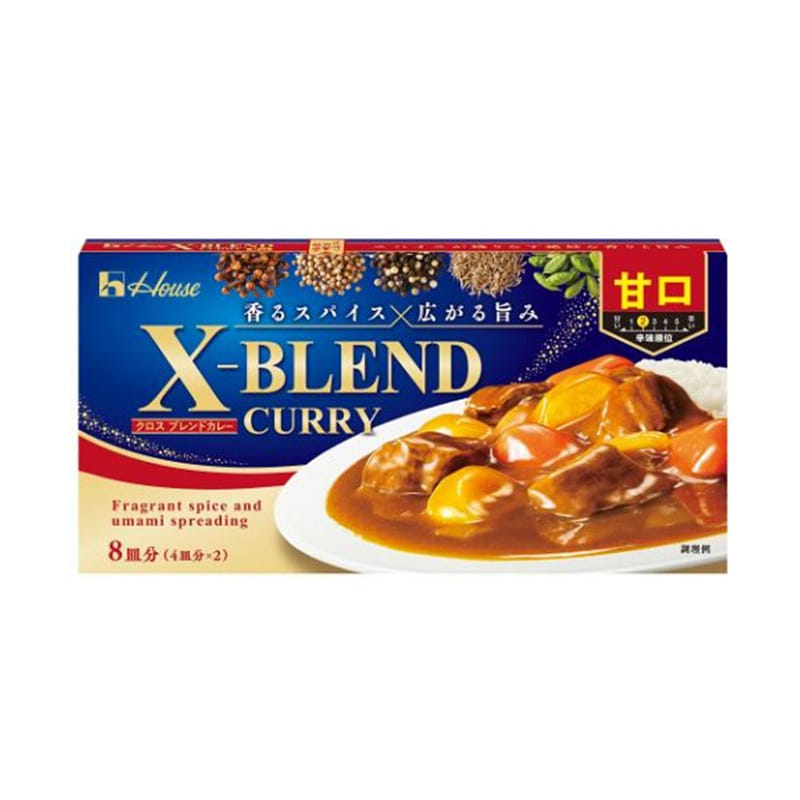 House Foods Cross Blend Curry Sweet 140 g